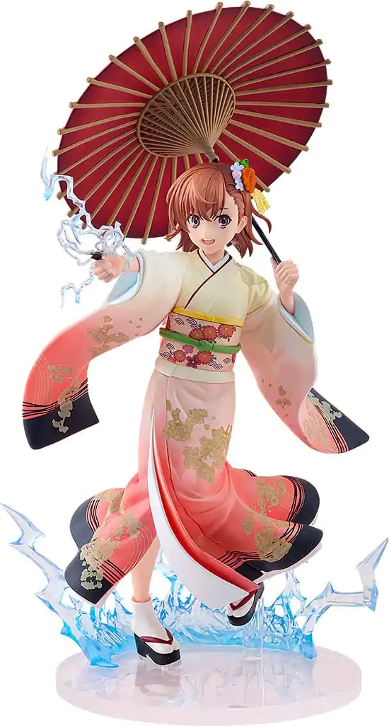 A Certain Scientific Railgun T Kip 1/7 Mikoto Misaka Furisode Kimono Ver. 28 cm fotografija izdelka