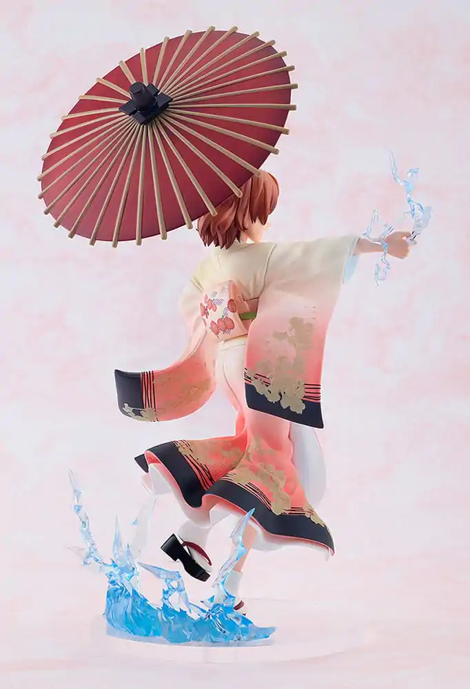 A Certain Scientific Railgun T Kip 1/7 Mikoto Misaka Furisode Kimono Ver. 28 cm fotografija izdelka
