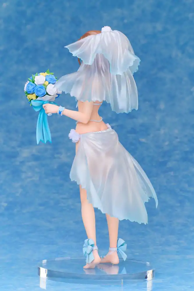A Certain Scientific Railgun T PVC Statua 1/7 Mikoto Misaka Wedding Swimsuit Ver. 25 cm fotografija izdelka