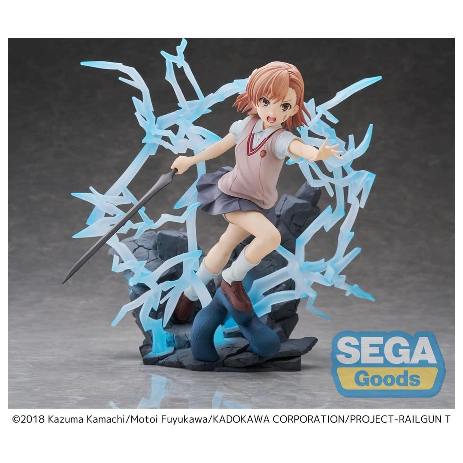 A Certain Scientific Railgun T FIGURIZMa PVC Figura Mikoto Misaka 23 cm fotografija izdelka