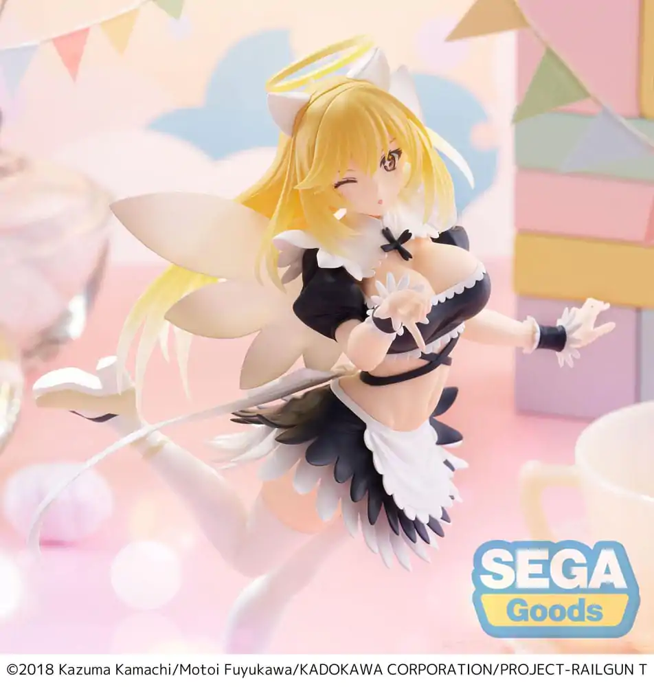 A Certain Scientific Railgun T Luminasta PVC kip Misaki Shokuhou Fallen Angel Maid 20 cm fotografija izdelka