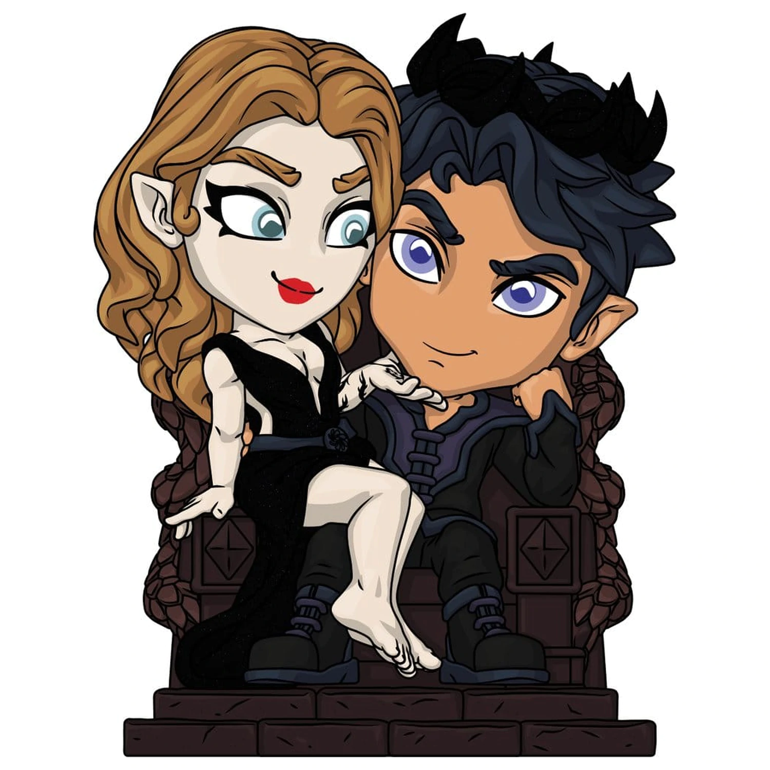 A Court of Thorns and Roses vinilna figura Feyre And Rhysand 12 cm fotografija izdelka