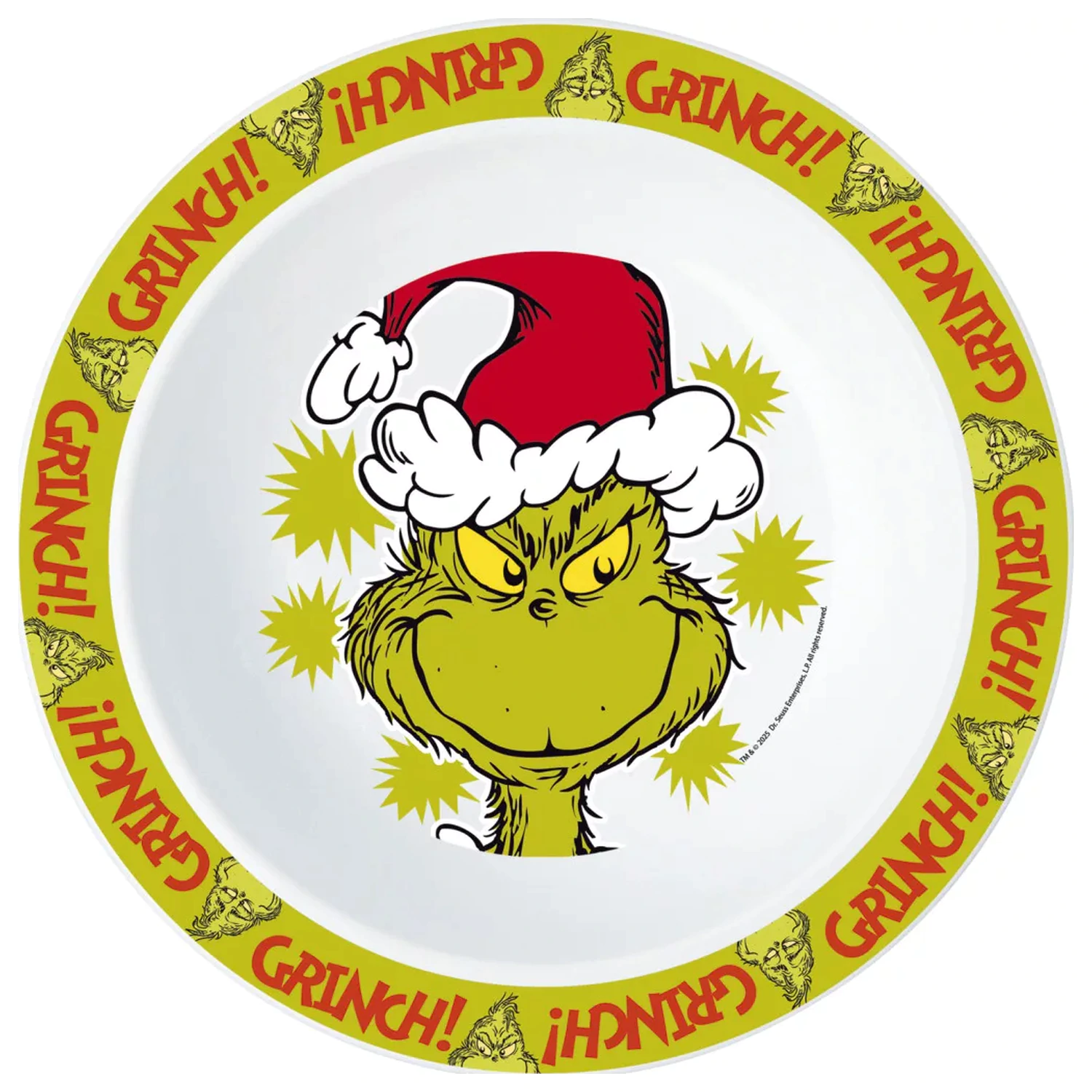 The Grinch Christmas Mischief Mikro globoki krožnik 16 cm fotografija izdelka