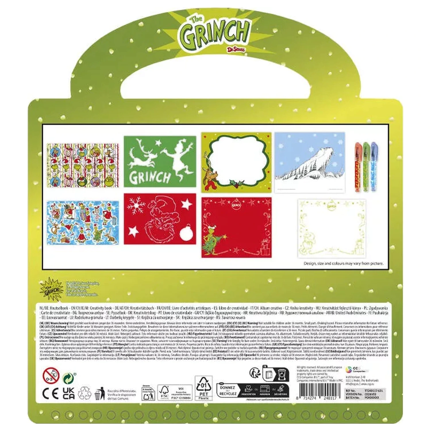 The Grinch Dr. Seuss komplet aktivnosti fotografija izdelka