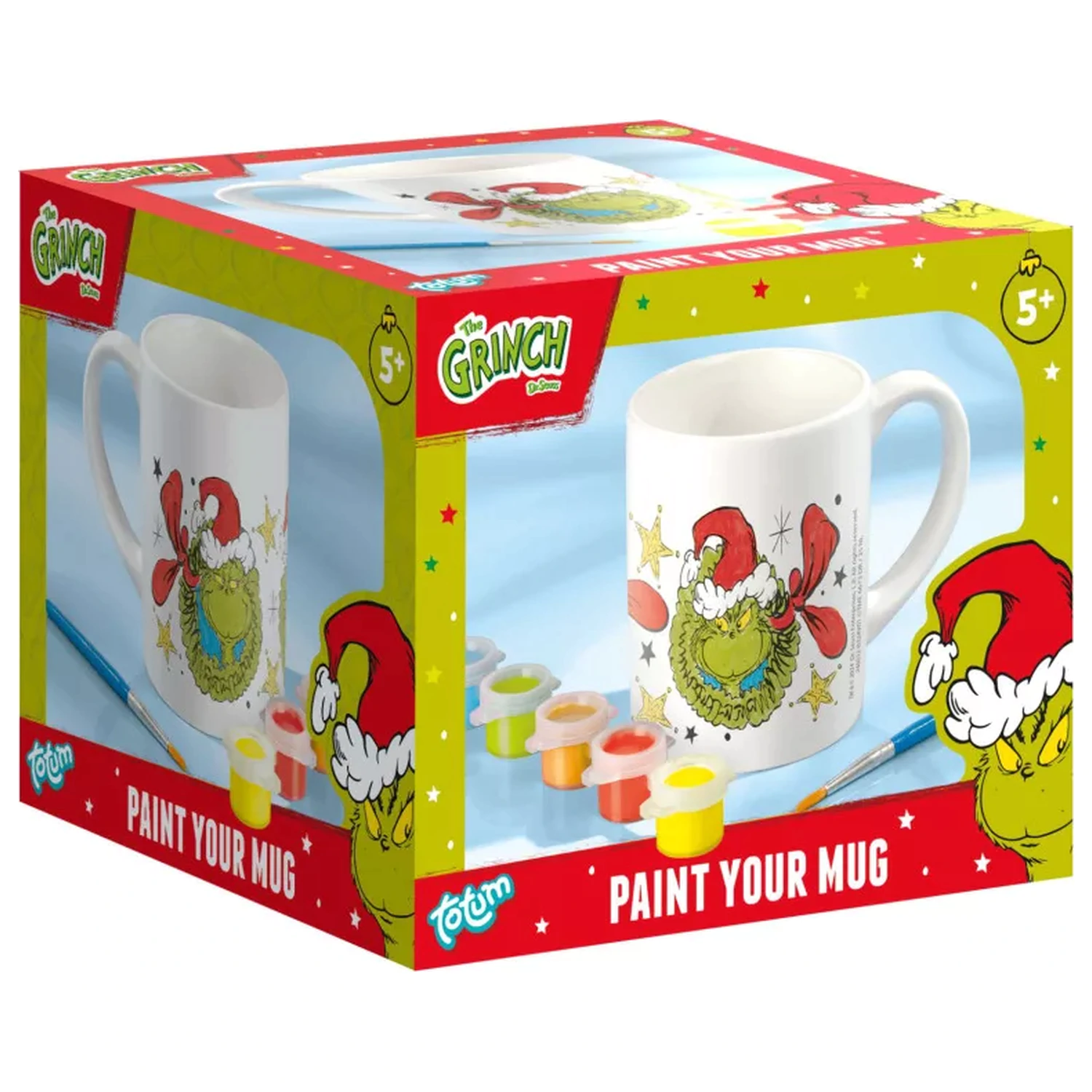 The Grinch Dr Seuss Poslikana porcelanska skodelica 235 ml fotografija izdelka