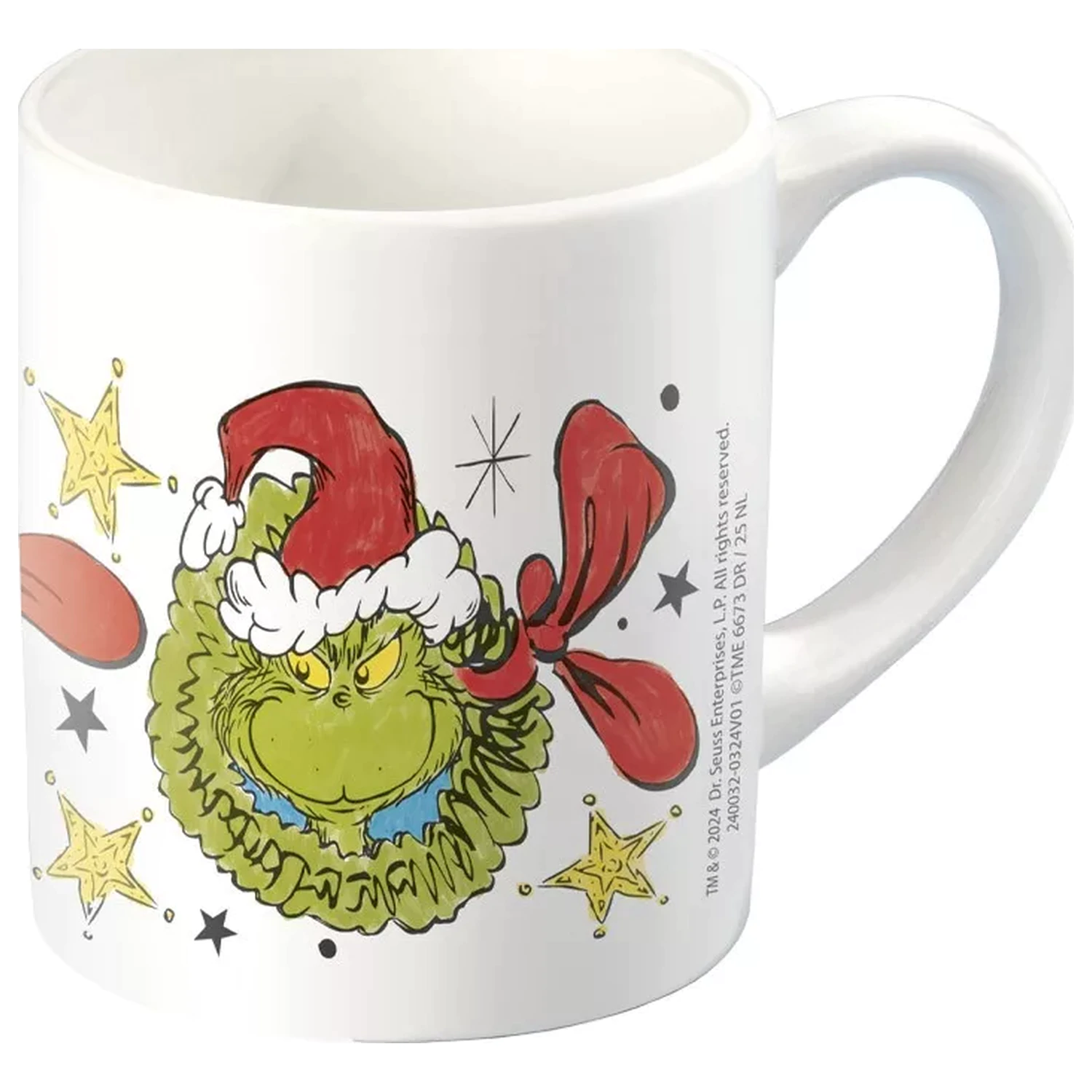 The Grinch Dr Seuss Poslikana porcelanska skodelica 235 ml fotografija izdelka