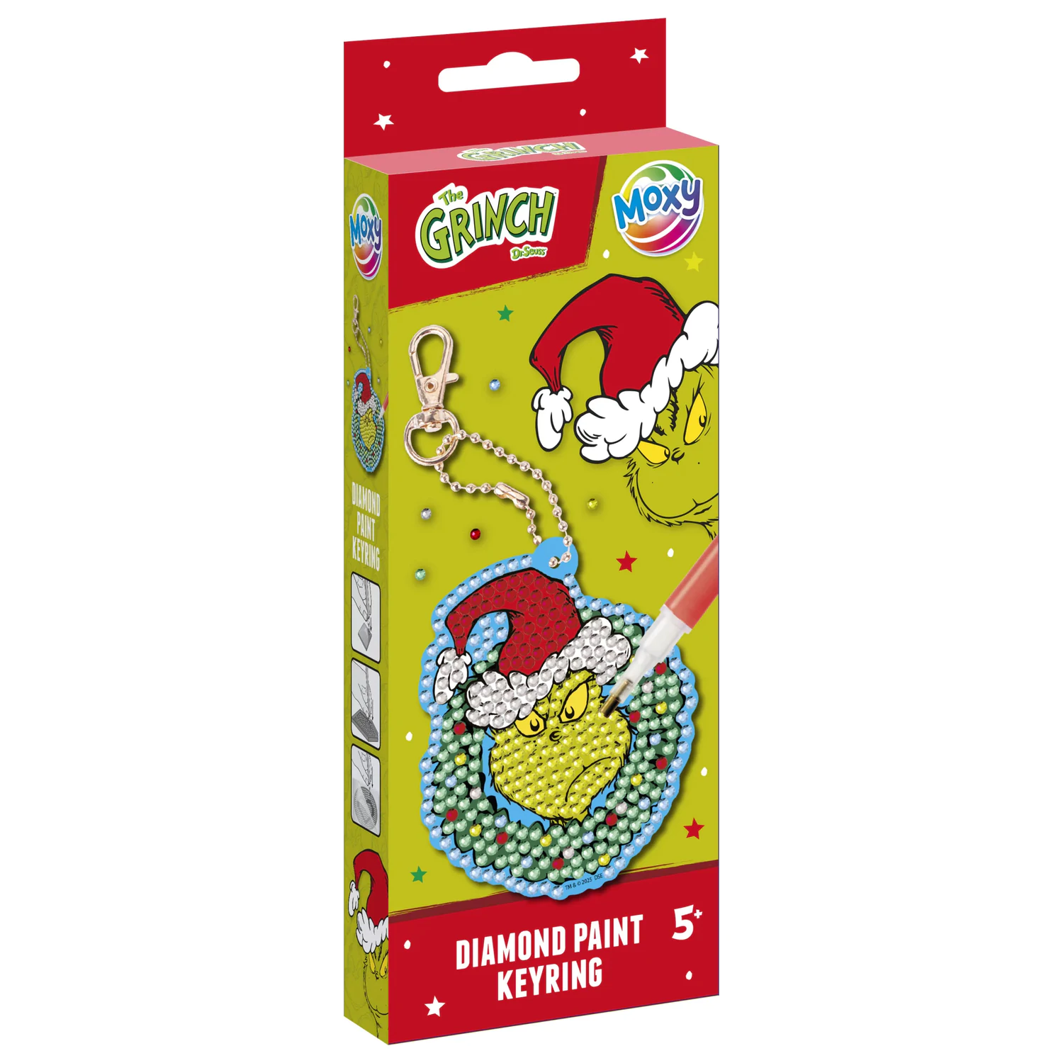 The Grinch Dr Seuss Diamond Dotz Izdelovalec obeskov za ključe Set fotografija izdelka