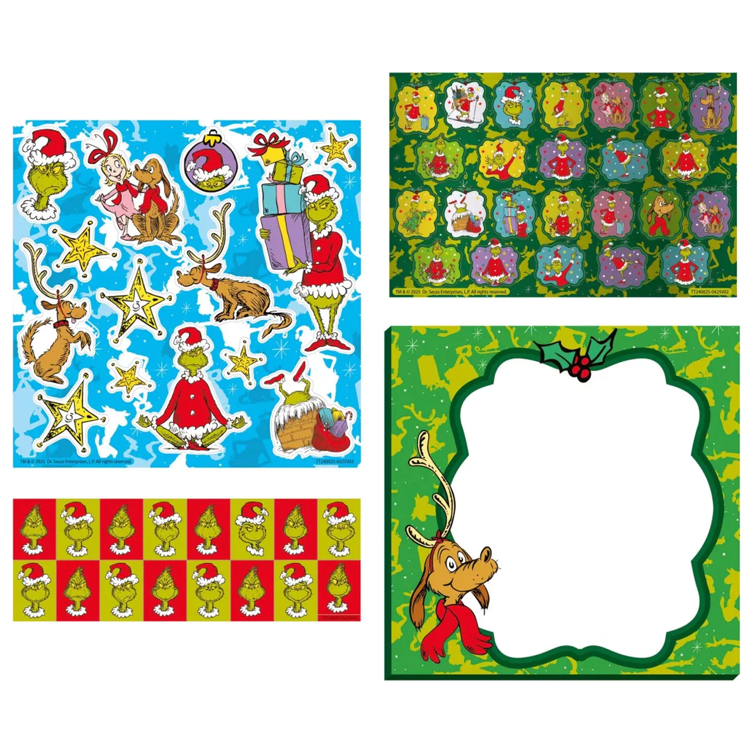 The Grinch Dr. Seuss Komplet nalepk fotografija izdelka