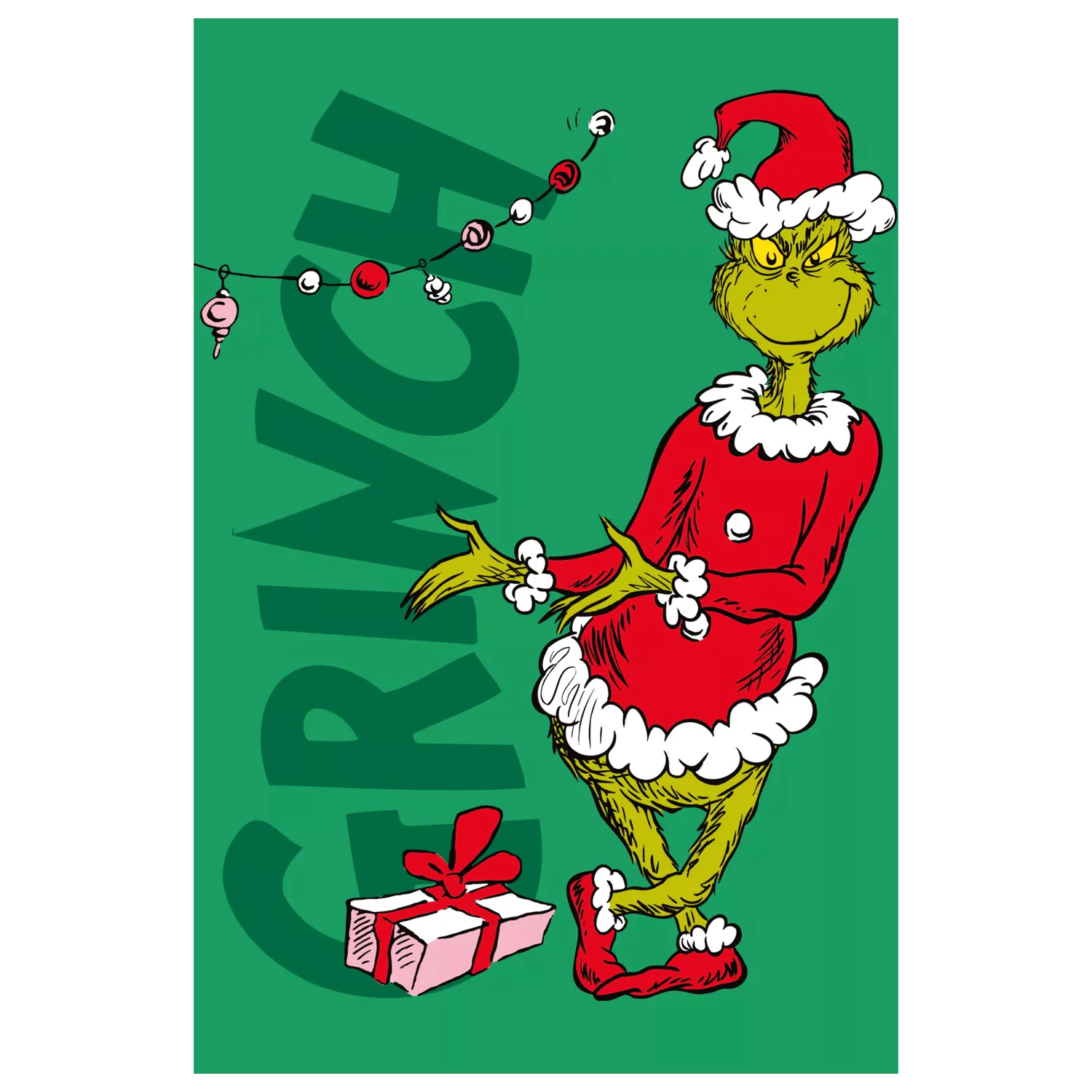 The Grinch Merry Presents Microflannel Odeja 100x150cm fotografija izdelka