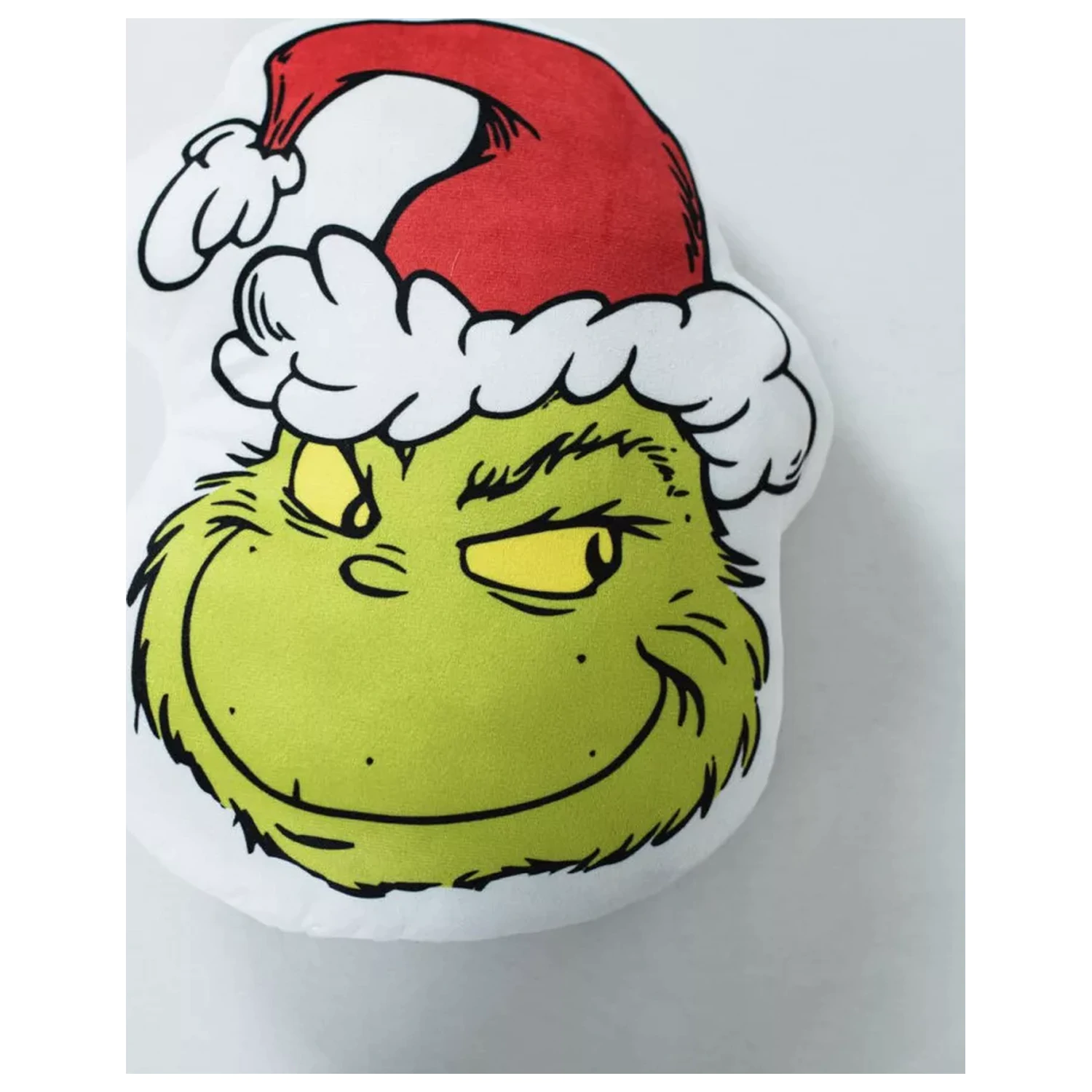 The Grinch Smile Oblikovana blazina, okrasna blazina 36x29 cm fotografija izdelka
