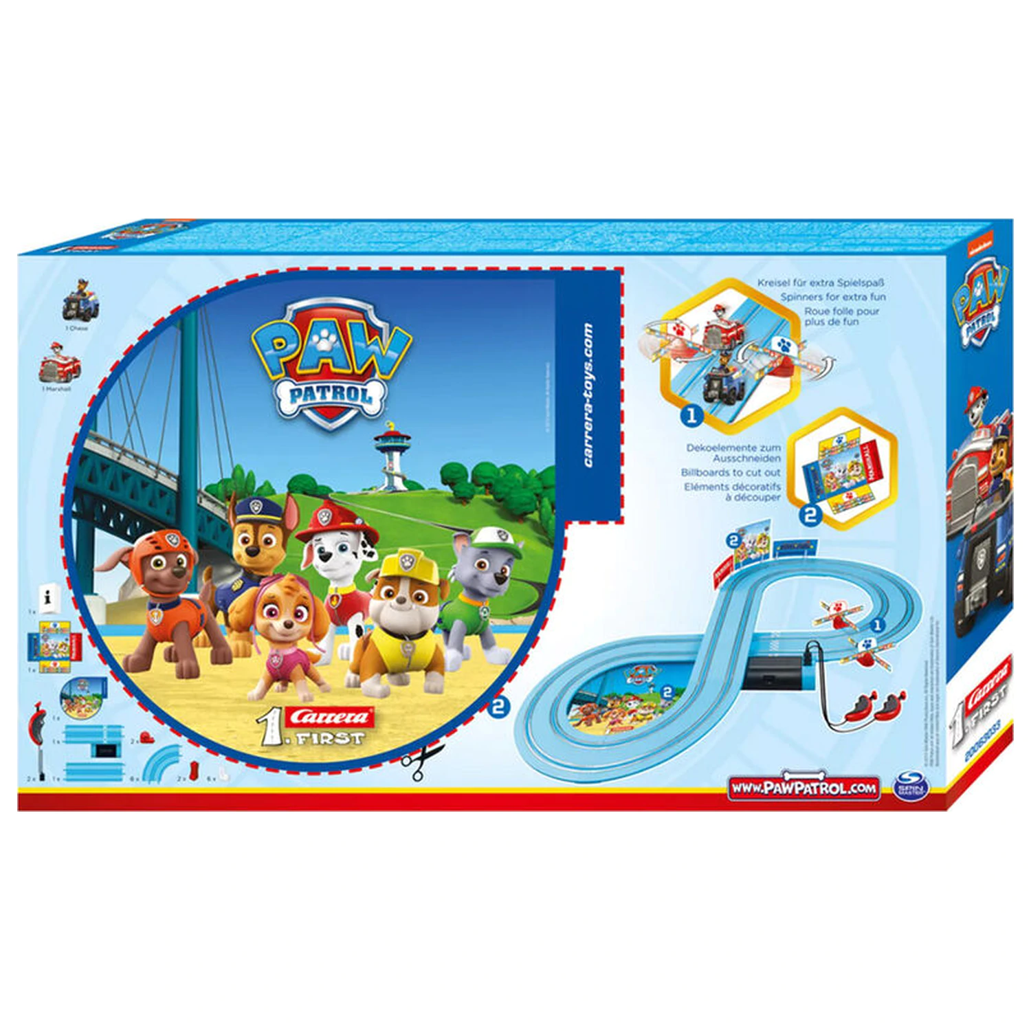 Paw Patrol Chase & Marshall dirkalna steza fotografija izdelka