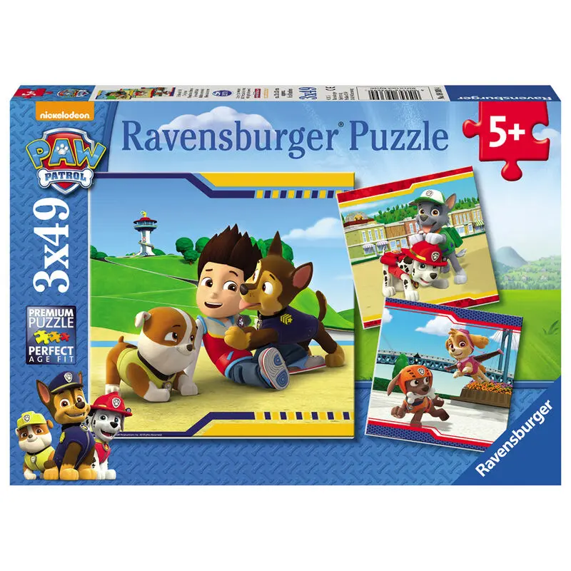 Paw Patrol sestavljanke 3x49 kosov fotografija izdelka