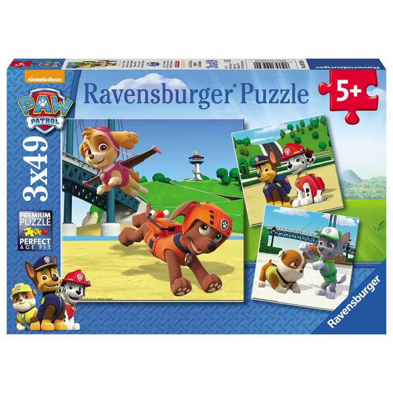Paw Patrol sestavljanka 3x49 kosov fotografija izdelka