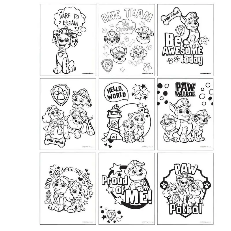 Paw Patrol pobarvanka in pisarniški set fotografija izdelka