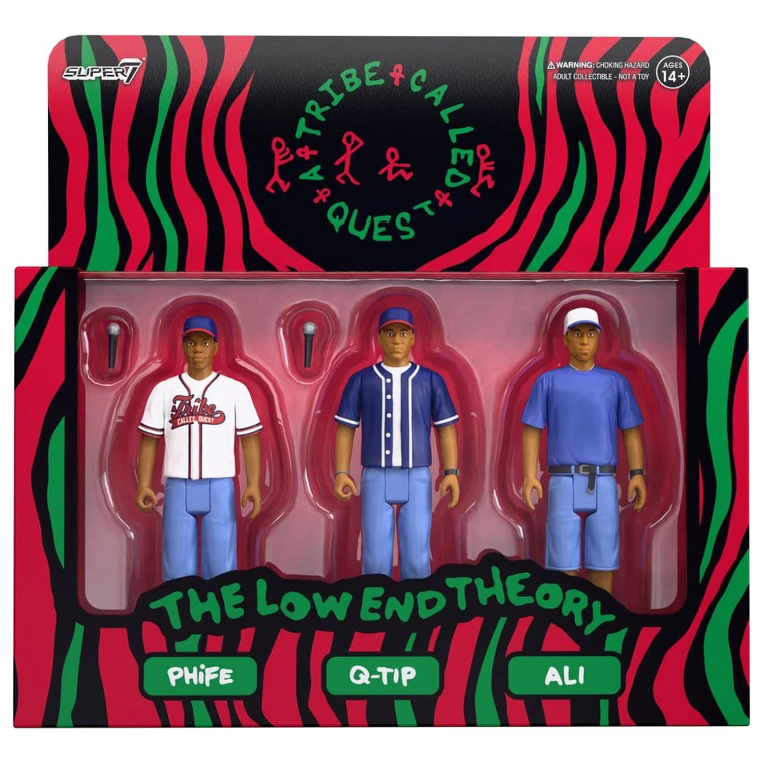 A Tribe Called Quest ReAction akcijske figure, paket 3 The Low End Theory fotografija izdelka