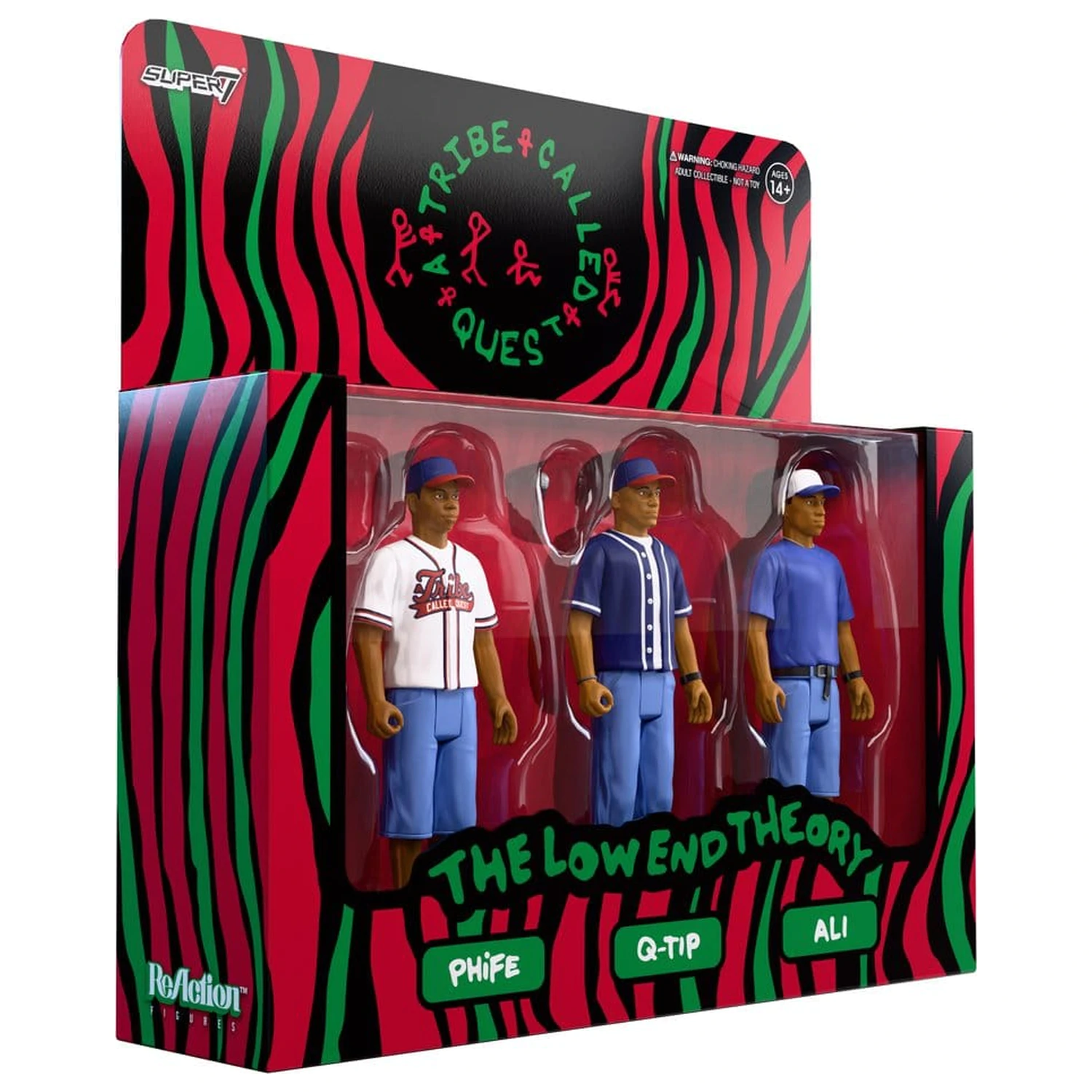 A Tribe Called Quest ReAction akcijske figure, paket 3 The Low End Theory fotografija izdelka