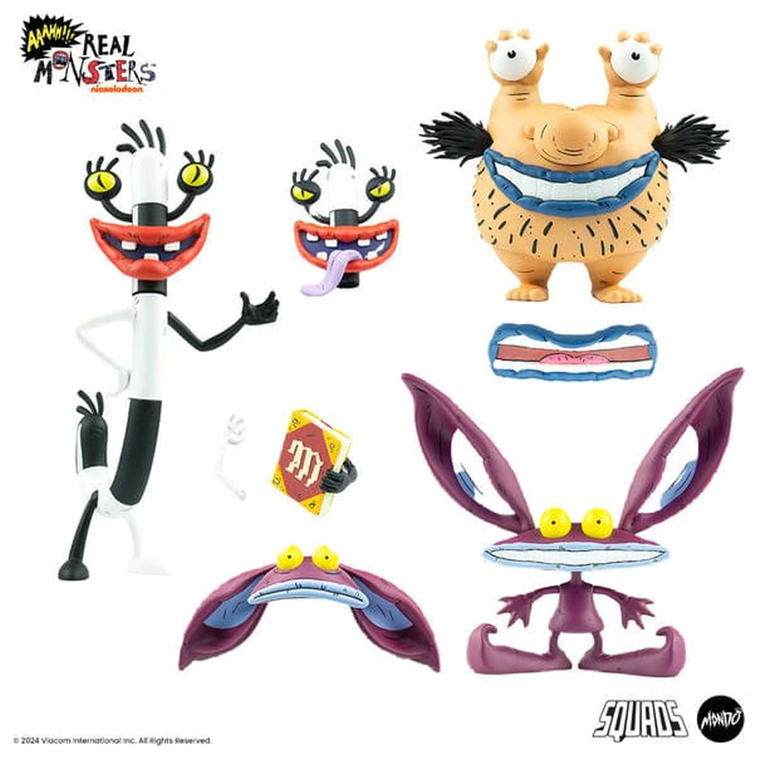 Aaahh!!! Real Monsters PVC figura trojno pakiranje Ickis, Oblina & Krumm fotografija izdelka