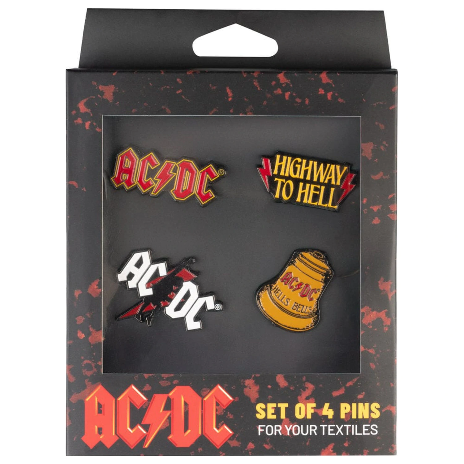 AC/DC komplet 4 priponk fotografija izdelka