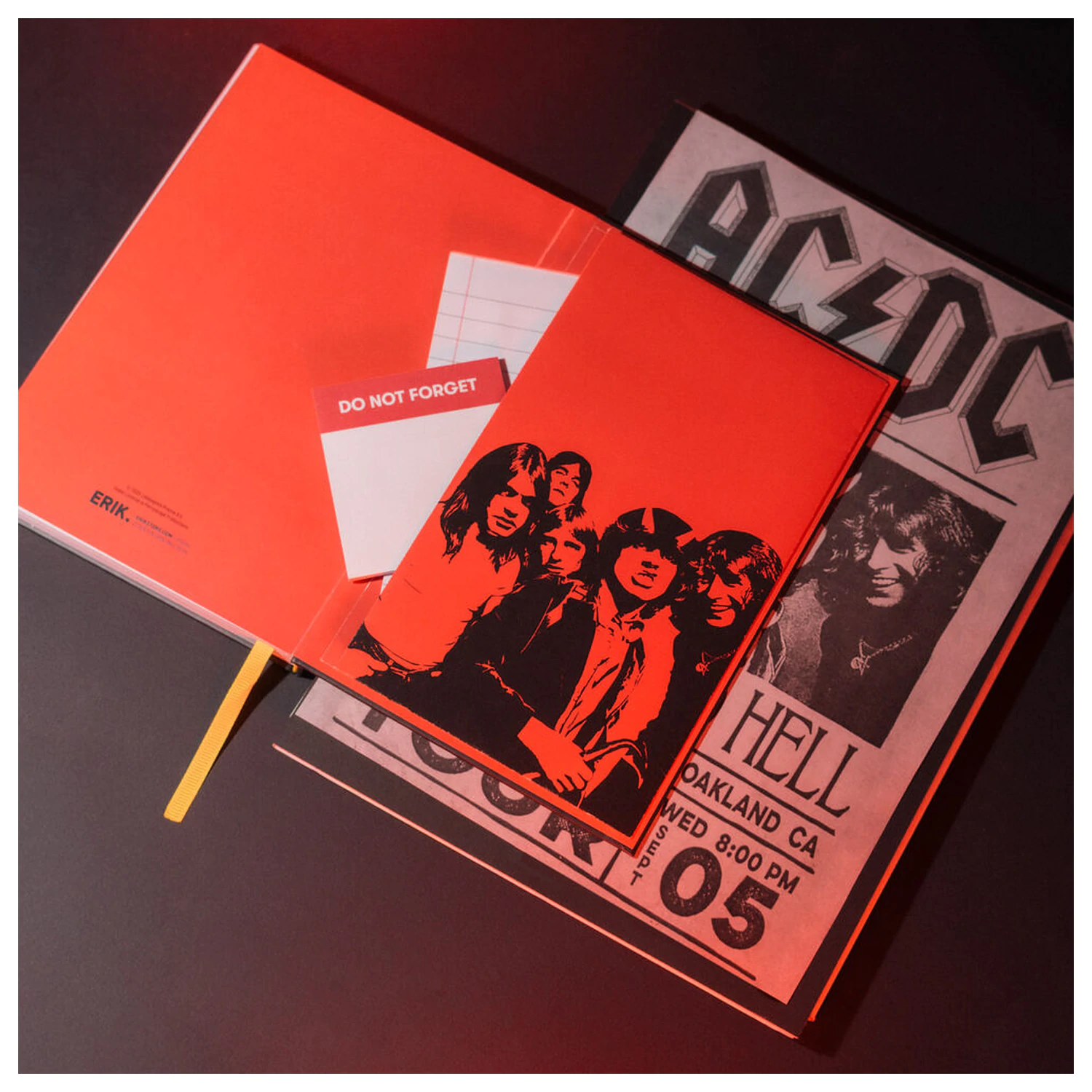 AC/DC Premium A5 zvezek fotografija izdelka