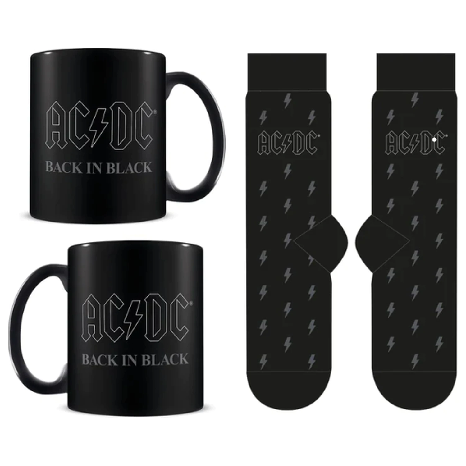 AC/DC Set skodelice in nogavic fotografija izdelka