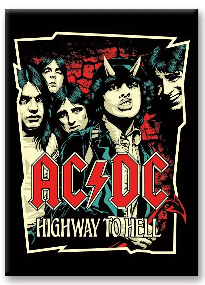 AC/DC Highway To Hell Magnet - magnet fotografija izdelka