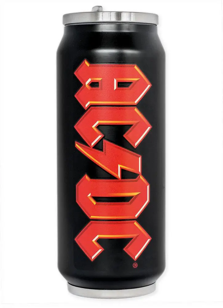 AC/DC steklenica za vodo z logotipom fotografija izdelka