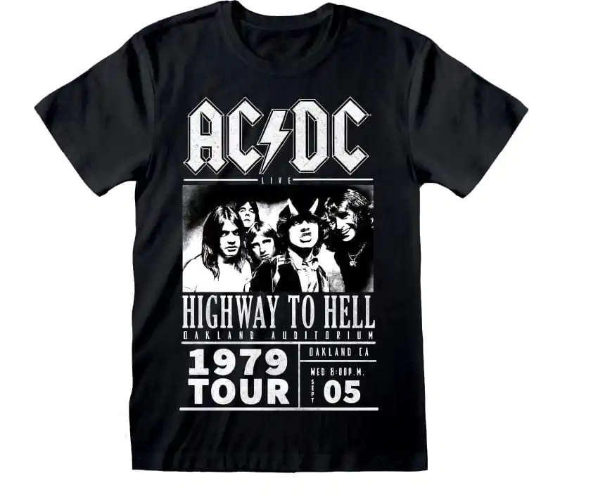 AC/DC Tričko Highway To Hell 1979 Tour Black fotografija izdelka