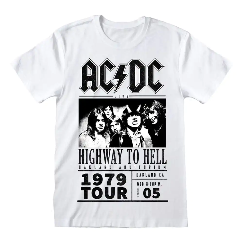 Tričko AC/DC Highway To Hell 1979 Tour White fotografija izdelka