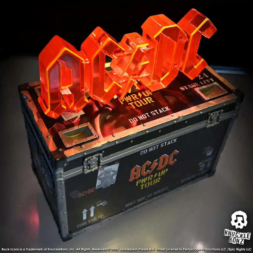AC/DC Rock Ikonz On Tour kip PWR UP Tour Road kovček fotografija izdelka