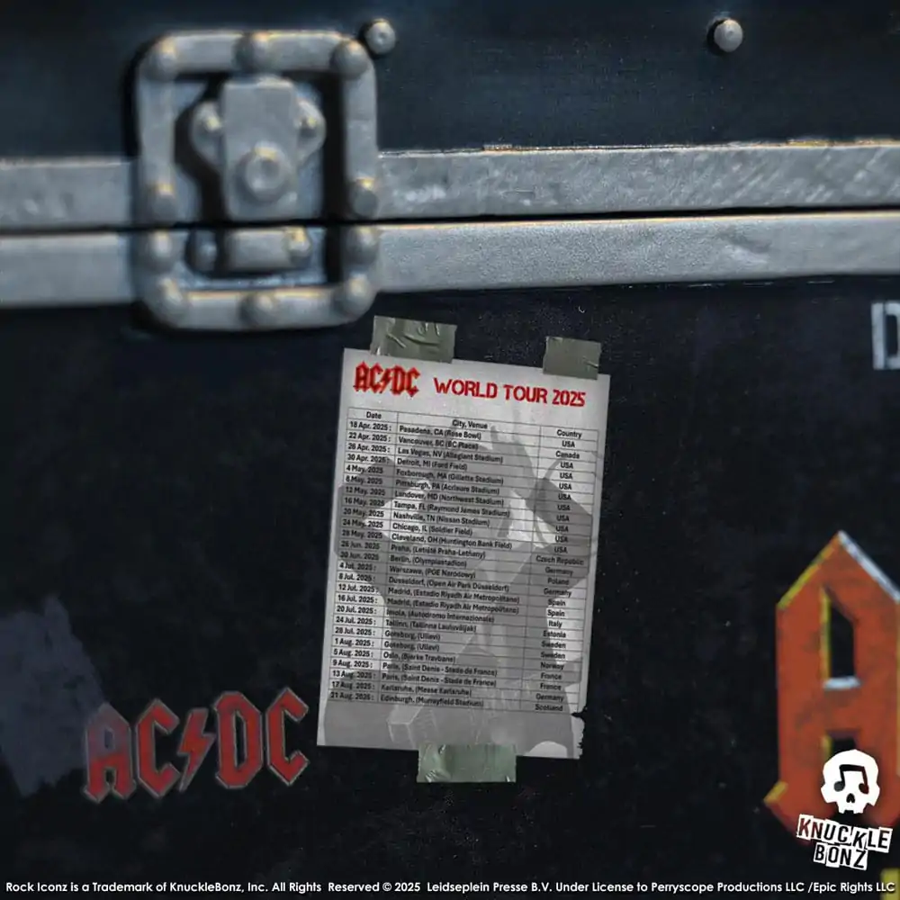 AC/DC Rock Ikonz On Tour kip PWR UP Tour Road kovček fotografija izdelka