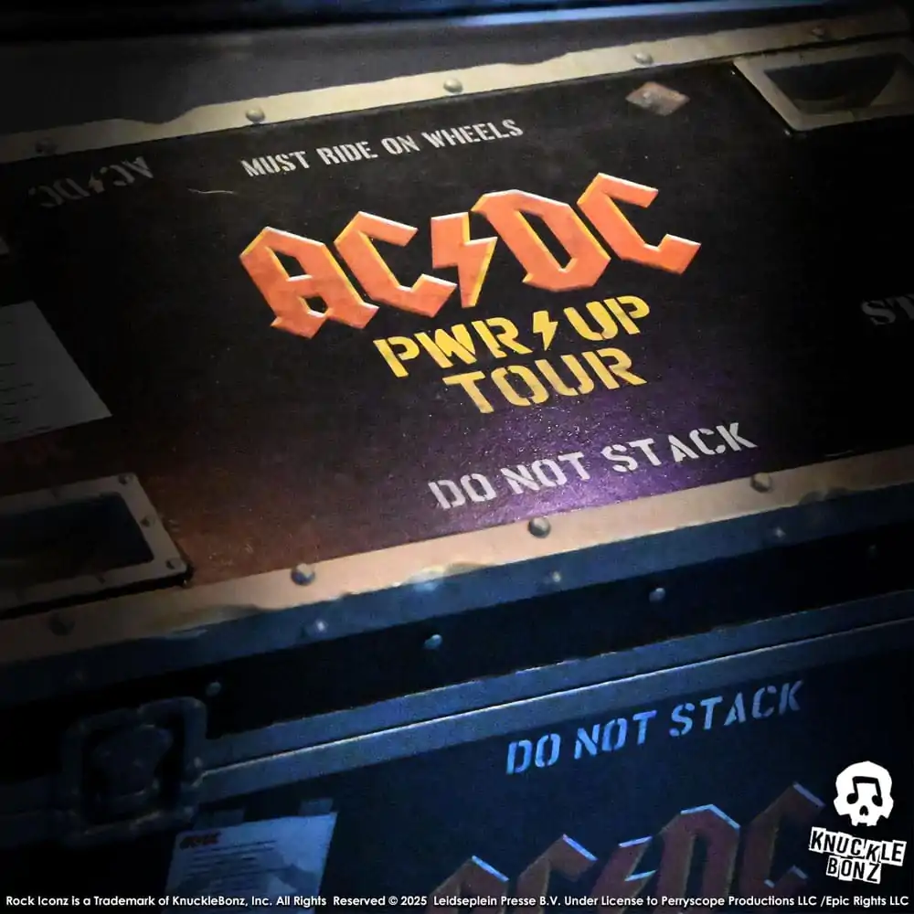 AC/DC Rock Ikonz On Tour kip PWR UP Tour Road kovček fotografija izdelka