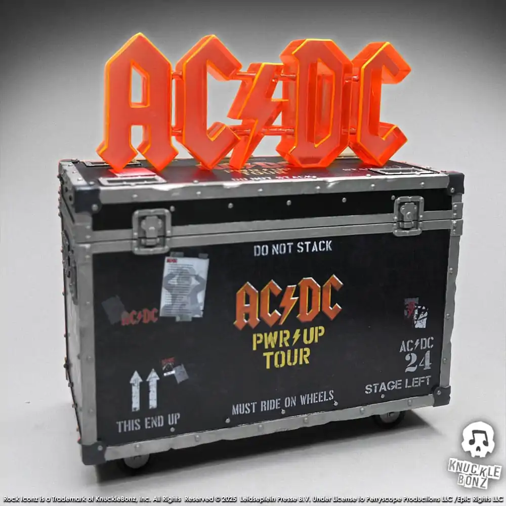 AC/DC Rock Ikonz On Tour kip PWR UP Tour Road kovček fotografija izdelka