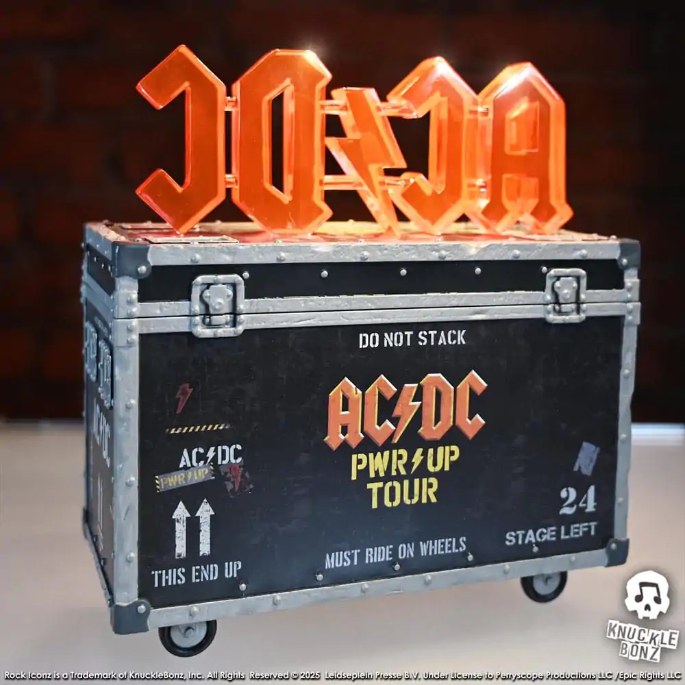 AC/DC Rock Ikonz On Tour kip PWR UP Tour Road kovček fotografija izdelka