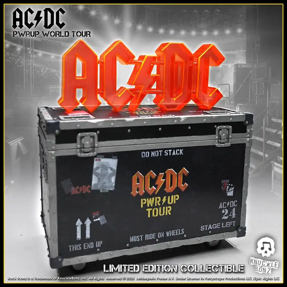 AC/DC Rock Ikonz On Tour kip PWR UP Tour Road kovček fotografija izdelka