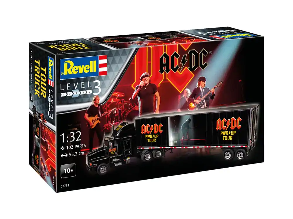 AC/DC Model Kit Darilni Set Tour Truck & Trailer 55 cm fotografija izdelka