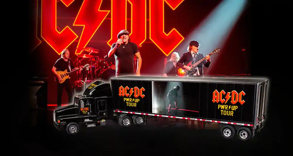 AC/DC Model Kit Darilni Set Tour Truck & Trailer 55 cm fotografija izdelka