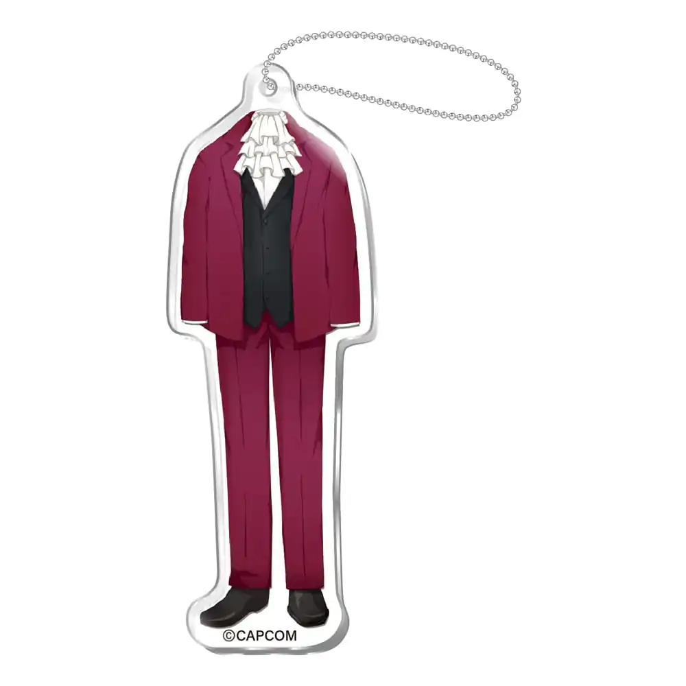 Ace Attorney akrilne obeske za ključe Phoenix Miles Edgeworth 6 cm fotografija izdelka