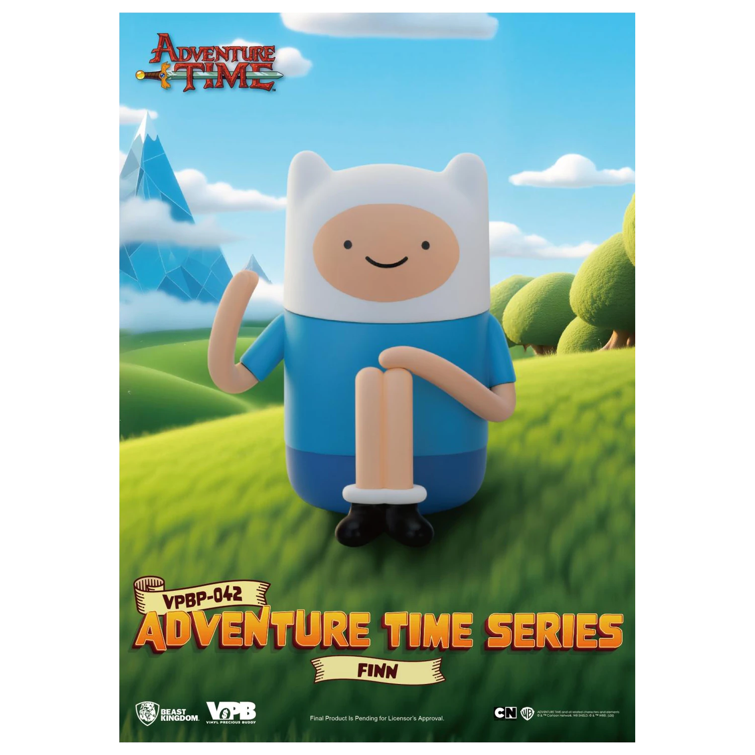 Adventure Time Finn Bank vinilna figura 11,6 cm fotografija izdelka