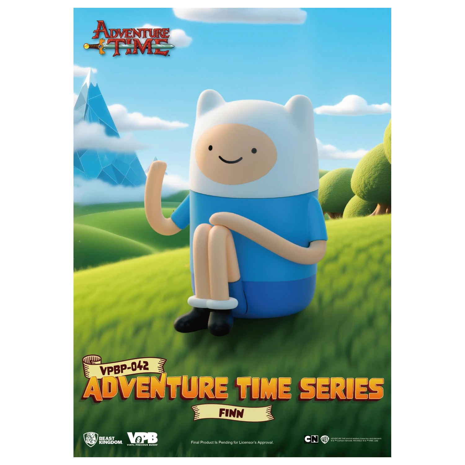 Adventure Time Finn Bank vinilna figura 11,6 cm fotografija izdelka