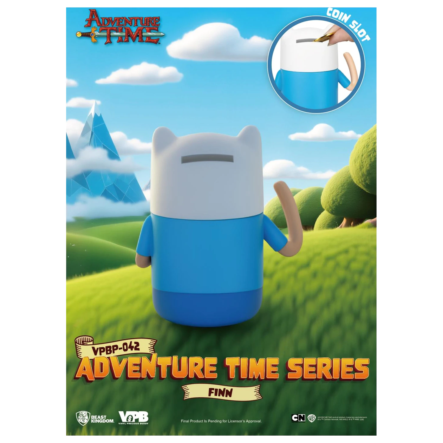Adventure Time Finn Bank vinilna figura 11,6 cm fotografija izdelka