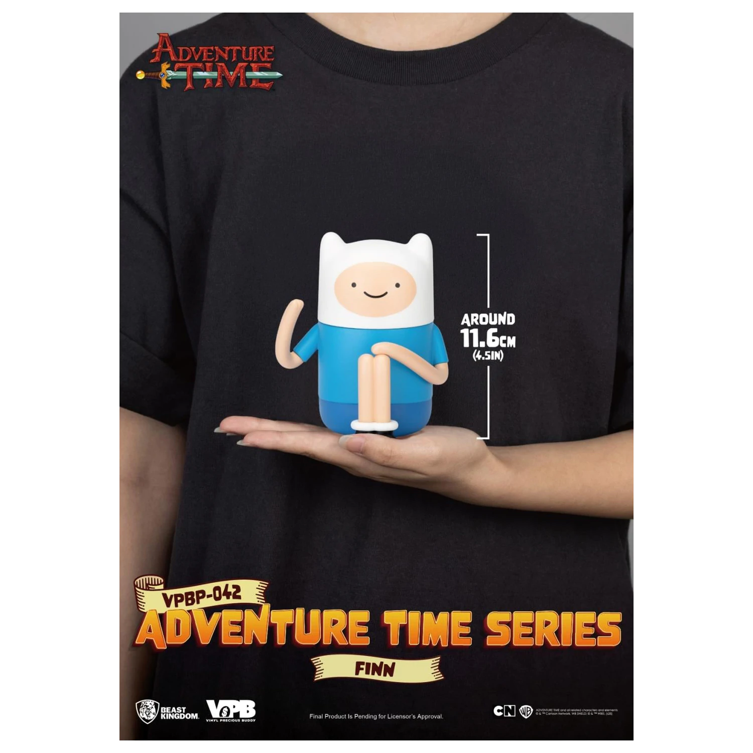 Adventure Time Finn Bank vinilna figura 11,6 cm fotografija izdelka