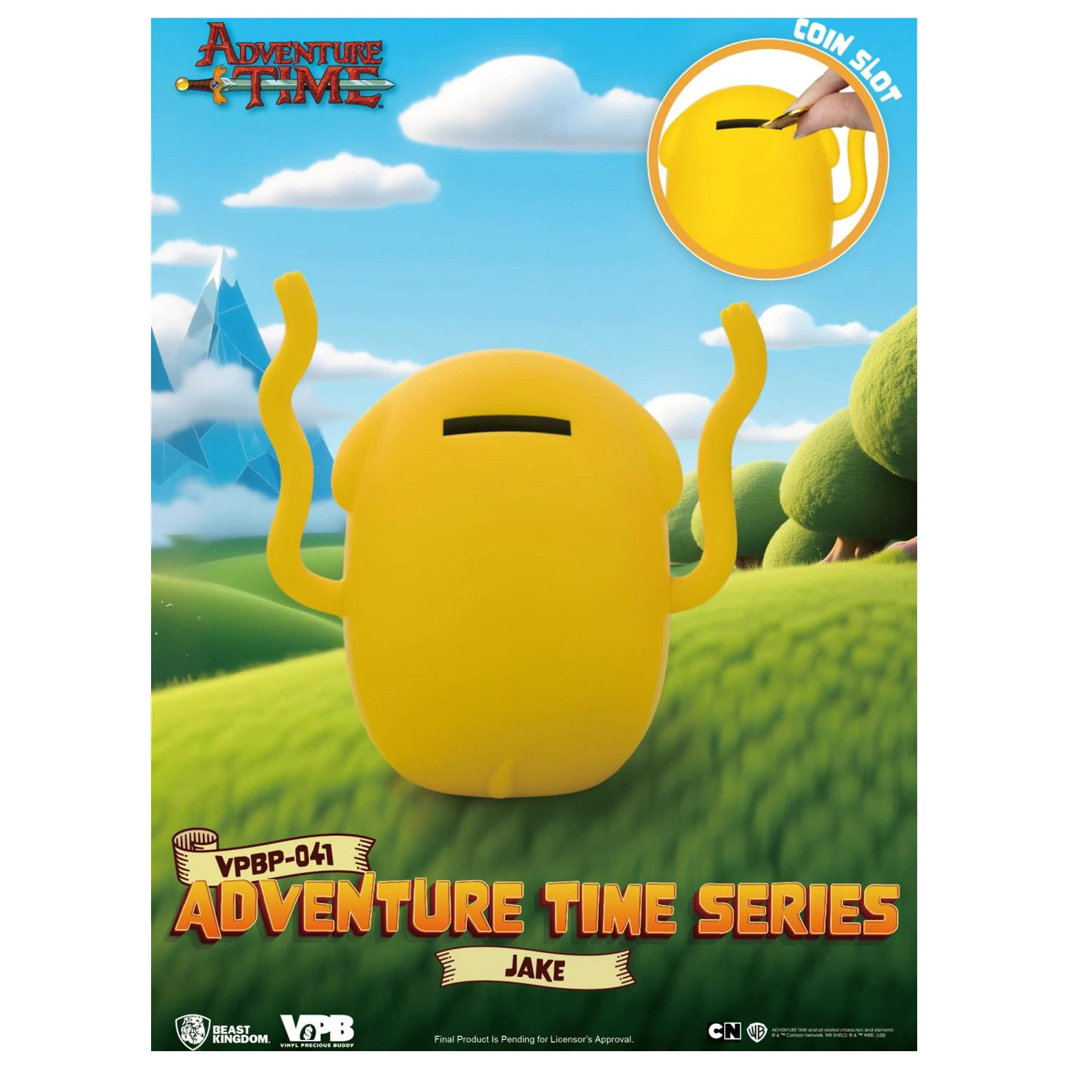 Adventure Time Jake Bank vinilna figura 12,2 cm fotografija izdelka