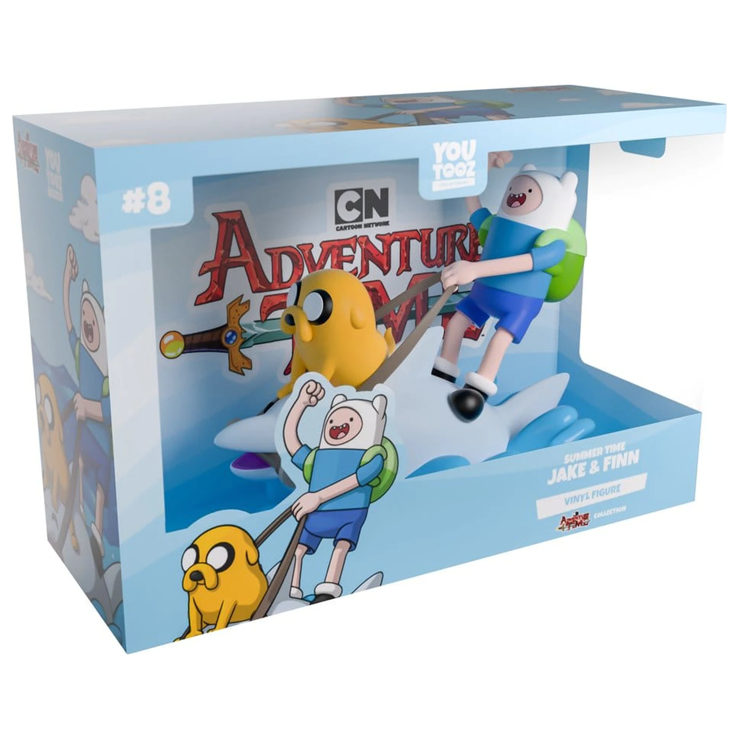 Adventure Time vinilna figura Jake & Finn Summertime 13 cm fotografija izdelka