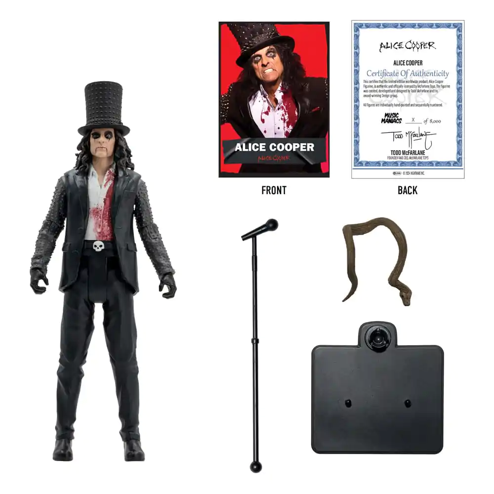 Alice Cooper Metal Music Maniacs akcijska figura Alice Cooper 15 cm fotografija izdelka