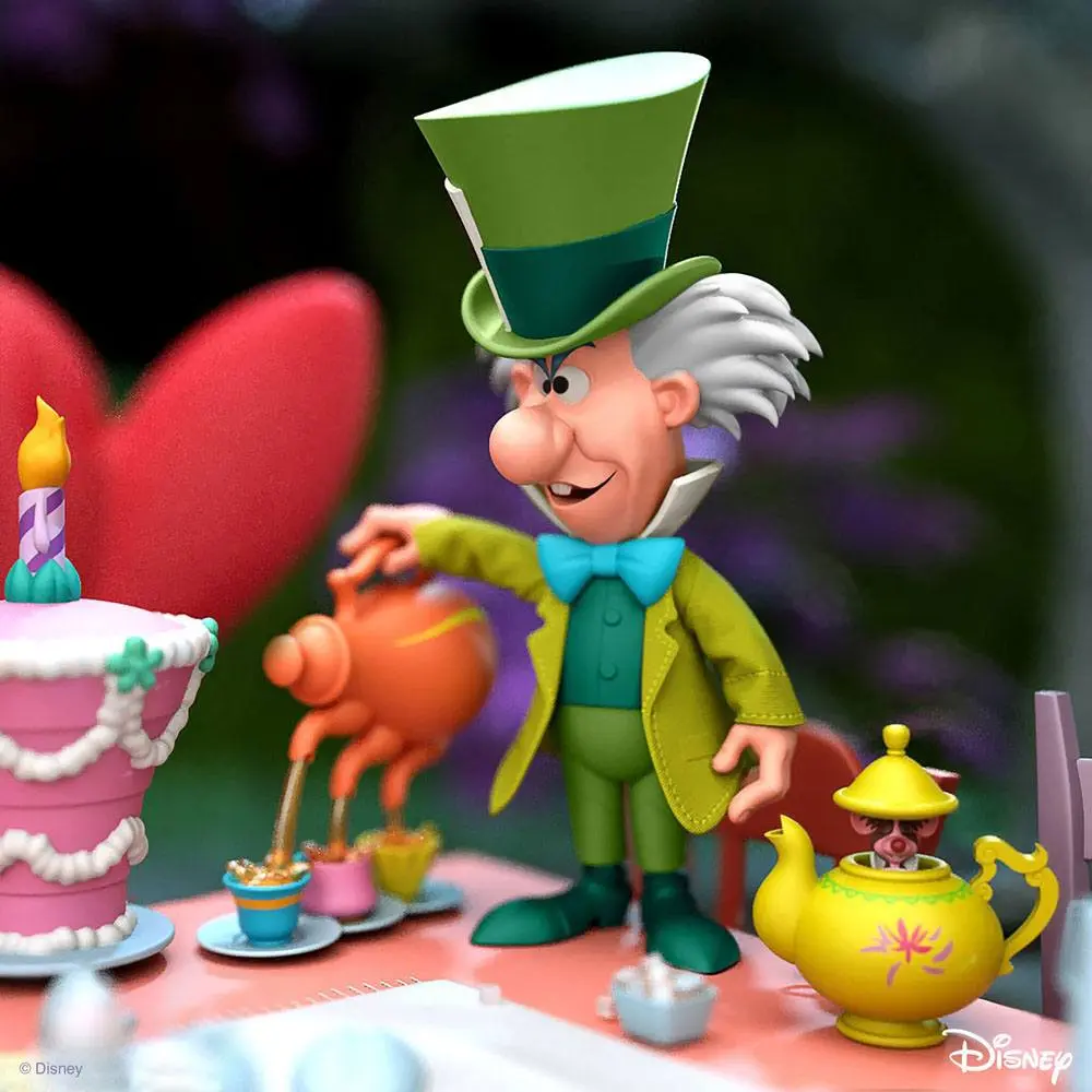 Alice in Wonderland Disney Ultimates Akcijska figura The Tea Time Mad Hatter 18 cm fotografija izdelka