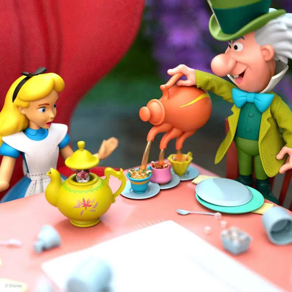Alice in Wonderland Disney Ultimates Akcijska figura The Tea Time Mad Hatter 18 cm fotografija izdelka