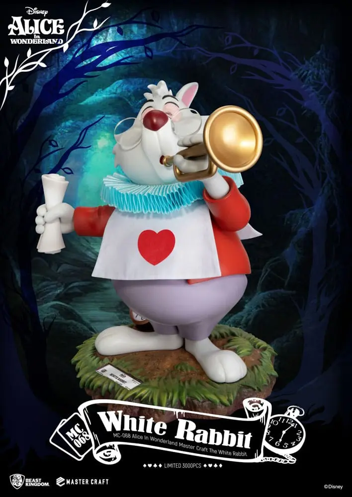 Alice In Wonderland Master Craft Kip The White Rabbit 36 cm fotografija izdelka