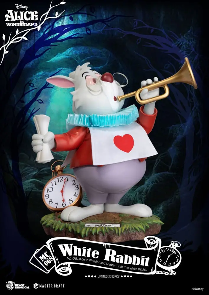 Alice In Wonderland Master Craft Kip The White Rabbit 36 cm fotografija izdelka