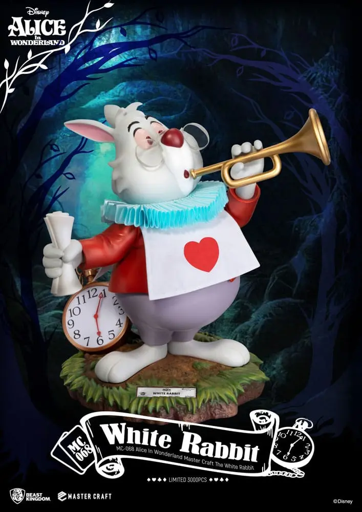 Alice In Wonderland Master Craft Kip The White Rabbit 36 cm fotografija izdelka