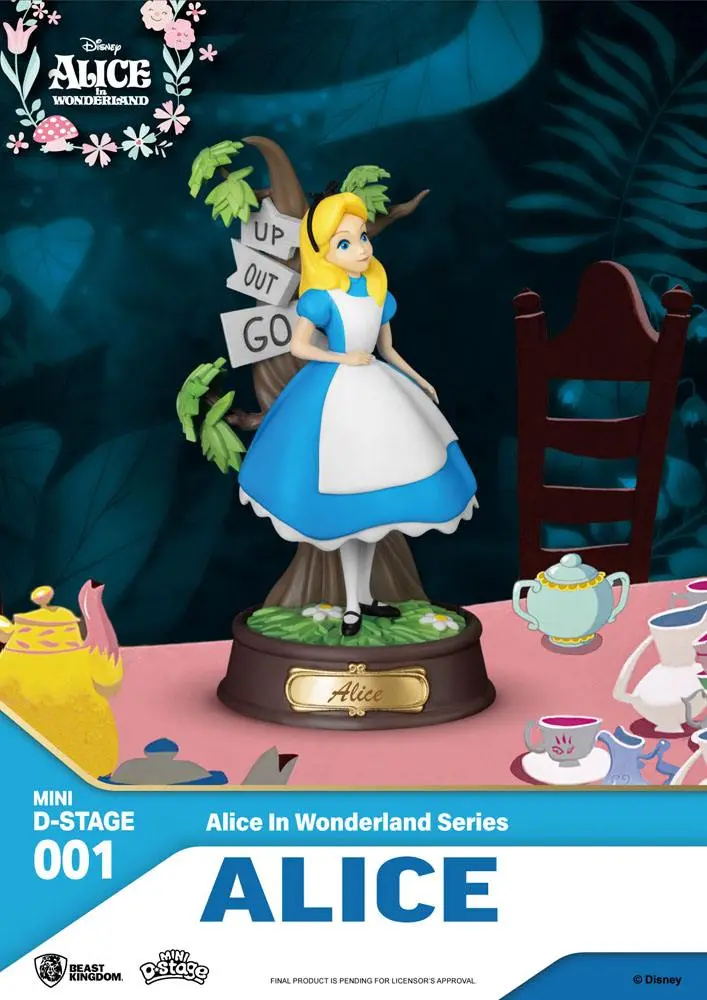 Alice in Wonderland mini diorama oder stage figurice 6-paket 10 cm fotografija izdelka